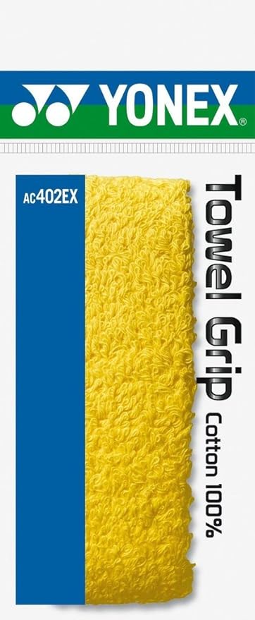 Yonex AC 402 EX Synthetic Badminton Grip, Yellow