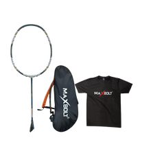 MAXBOLT RACQUET COMBO THUNDERBOLT (KIT BAG + T SHIRT)